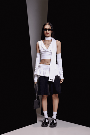 cowl neck top